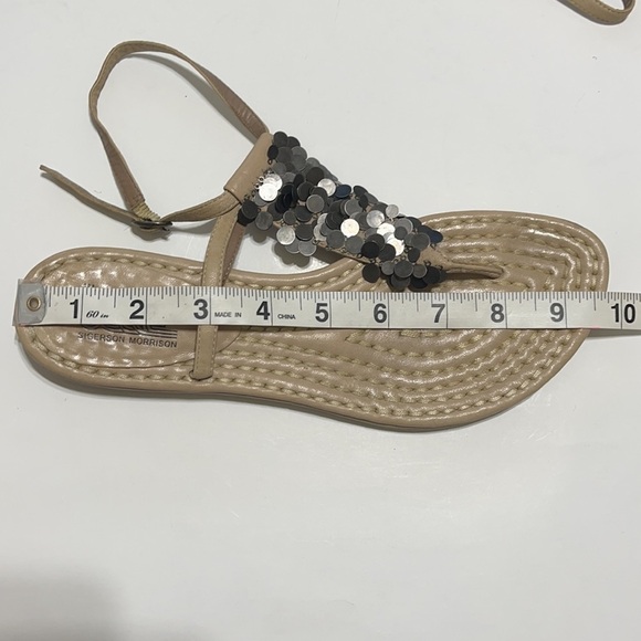 Sigerson Morrison Belle Cream Sandals - Picture 10 of 10